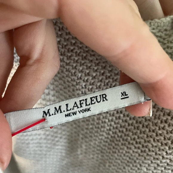 M.M.lafleur the Adele tunic-knit linen in sea salt - Picture 5 of 6